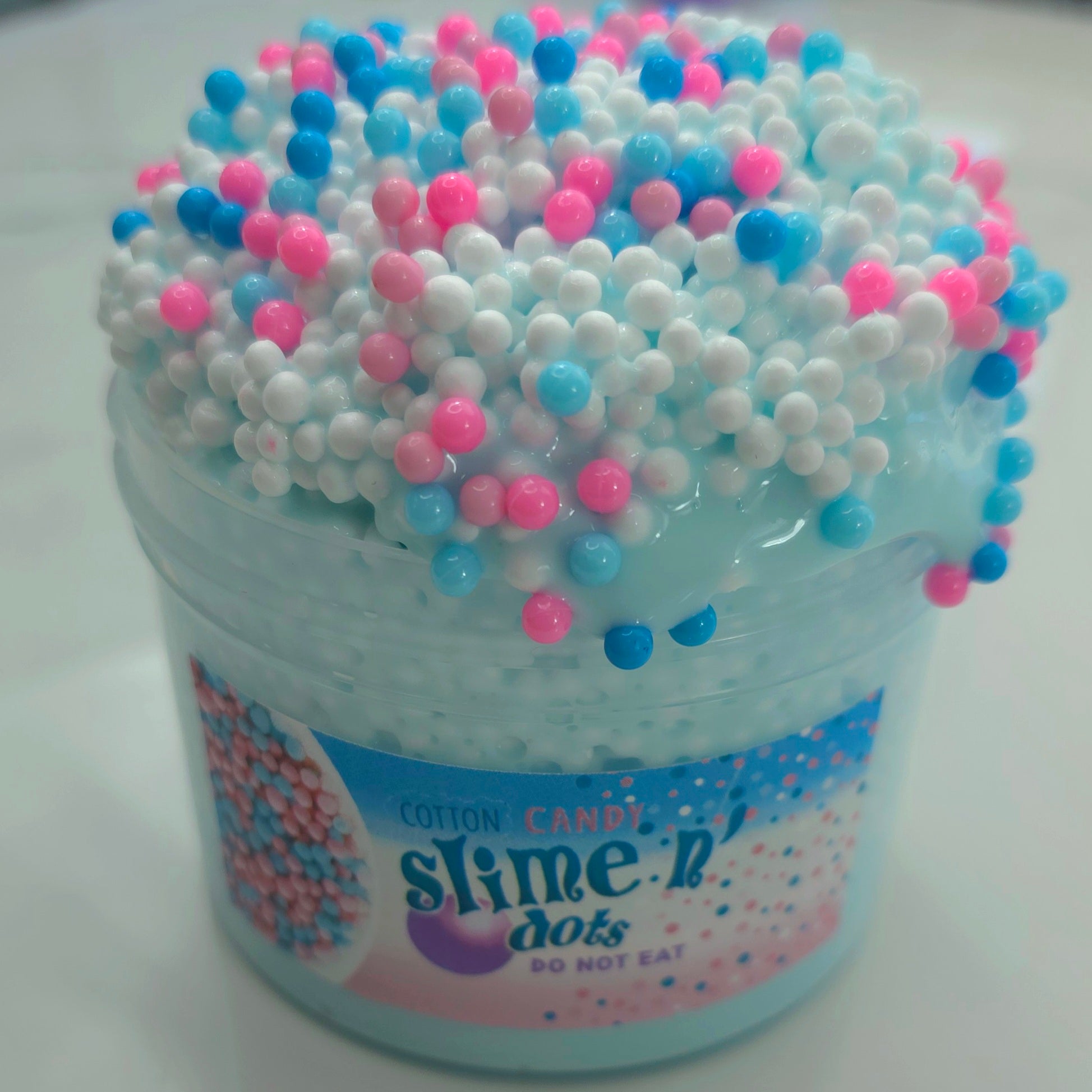 Cotton Candy Slime n' Dots