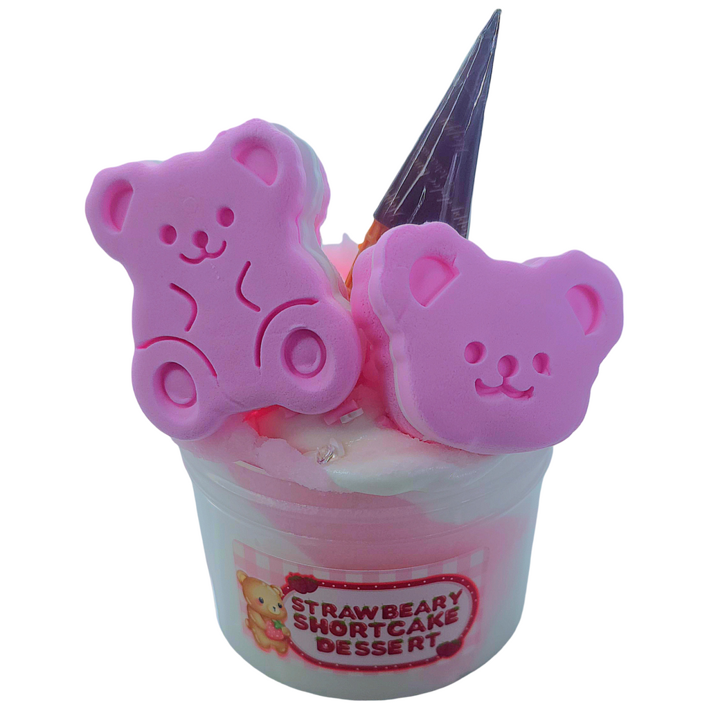 StrawBEARy Shortcake Dessert