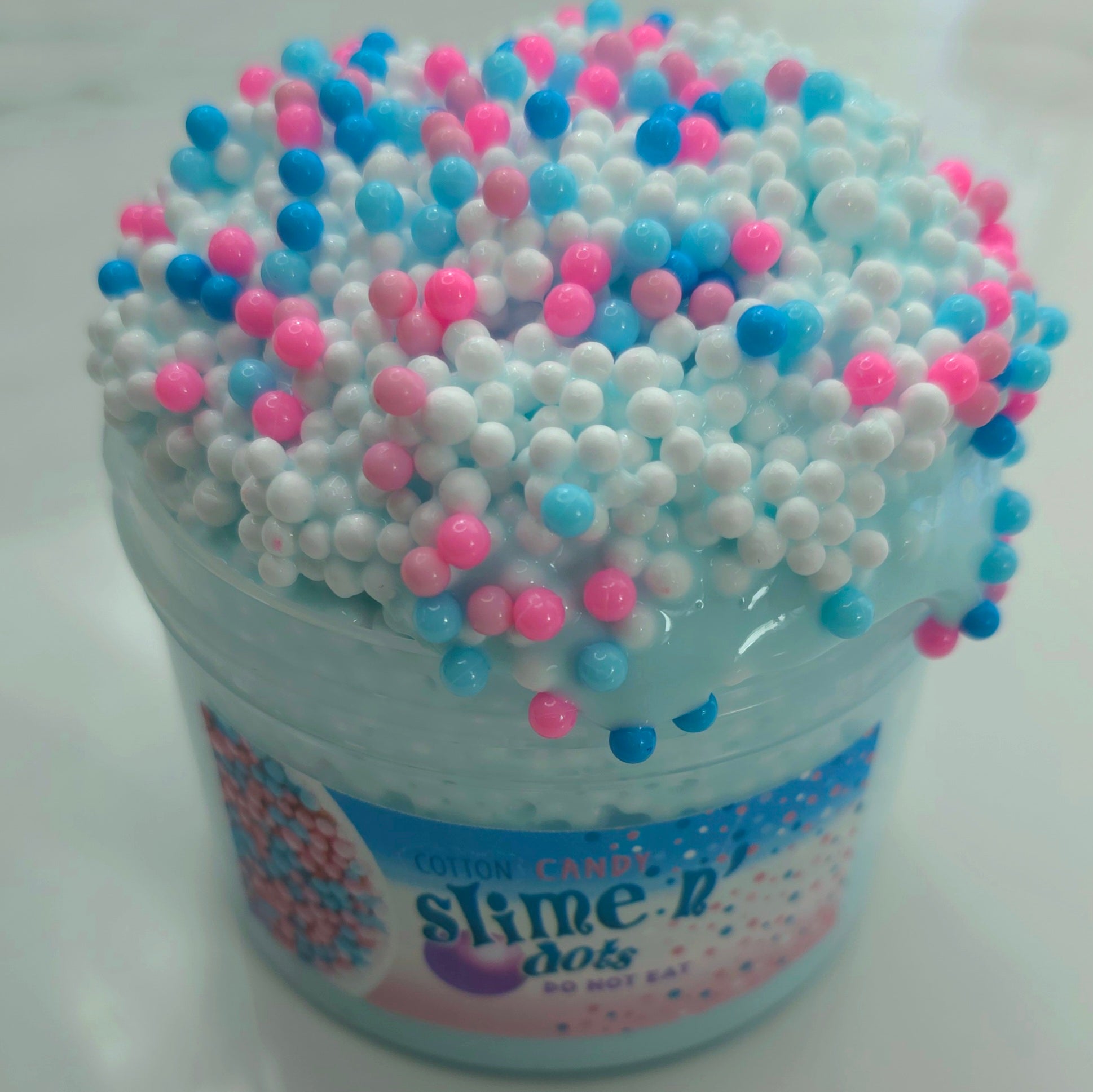 Cotton Candy Slime n' Dots